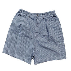 SOLD Vintage 90s Lee Blue Gingham Mom Trouser Shorts 16